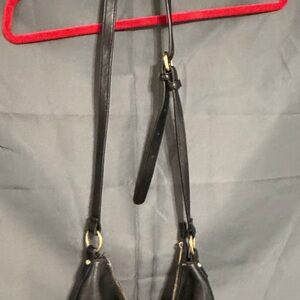 Anthropologie Black Fabric Bag